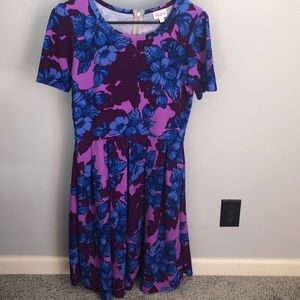 Medium Floral Lularoe Amelia